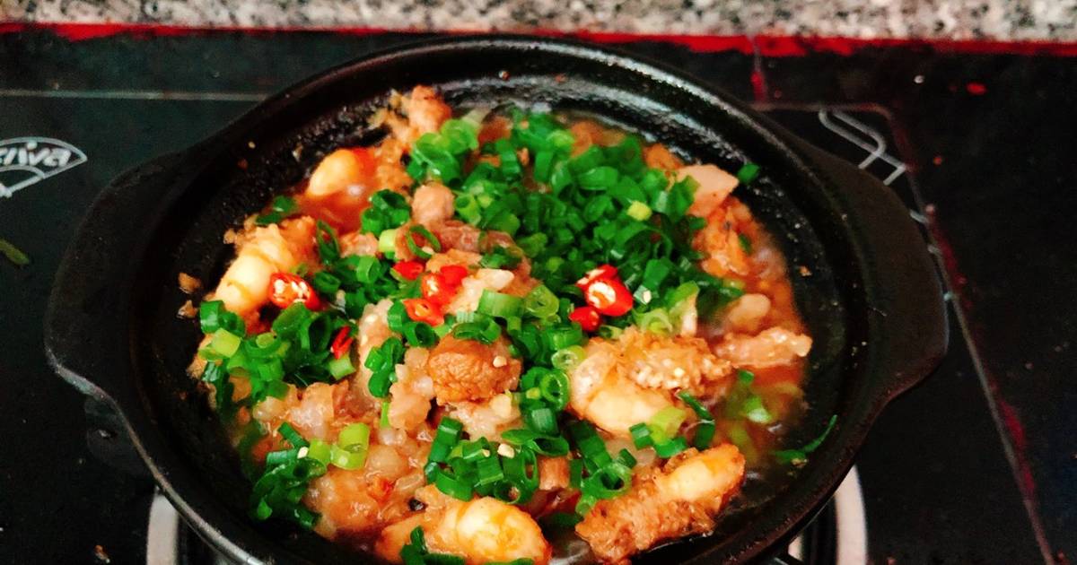 Thịt kho tép