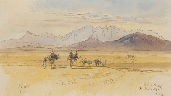 Gebel Serbal Egypt 1849