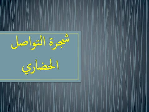 ملخص شرح درس شجرة التواصل الحضاري - عربي الصف 12 الفصل 2