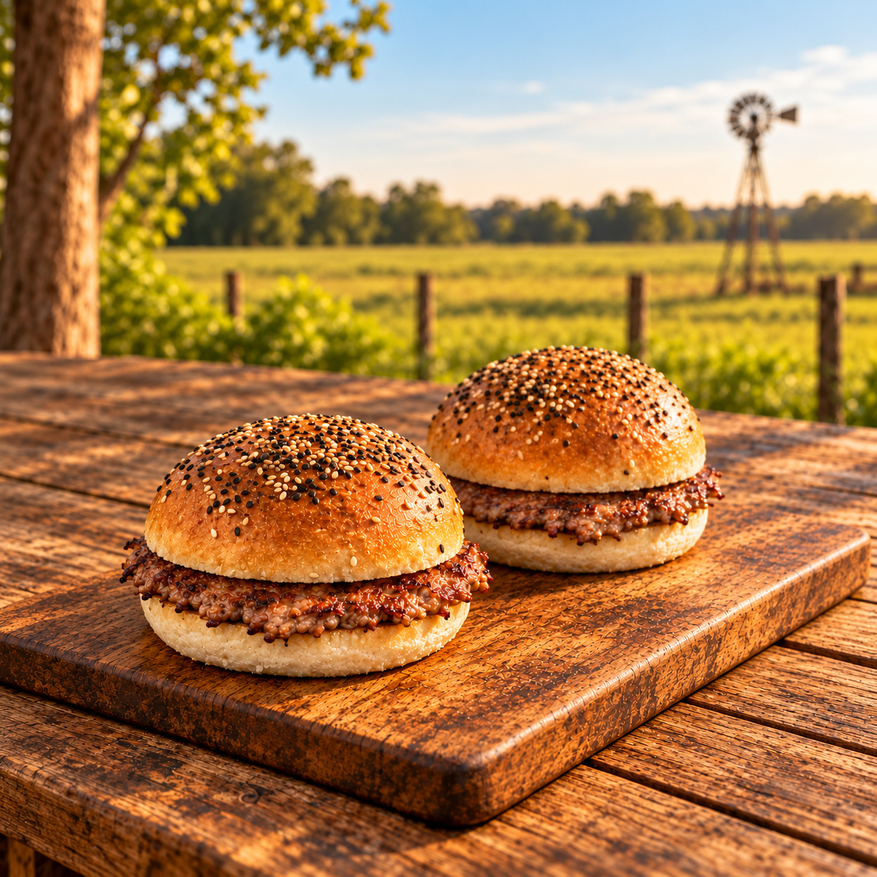 Hamburguesas Smash con Pan de papa
