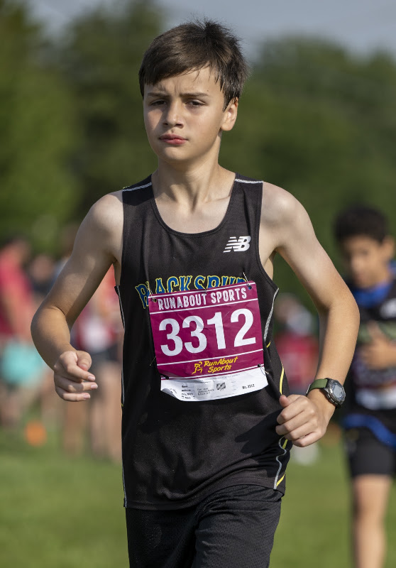 Photo from MS: Cross Country of Lucas Fizer