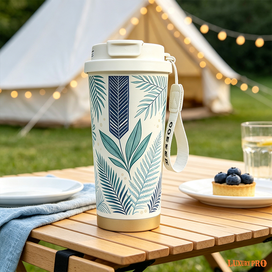 Embossed Lily of the Valley Mug