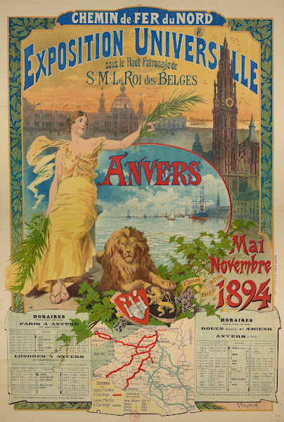 Chemin de fer du Nord Exposition universelle Anvers mai novembre 1894 1894
