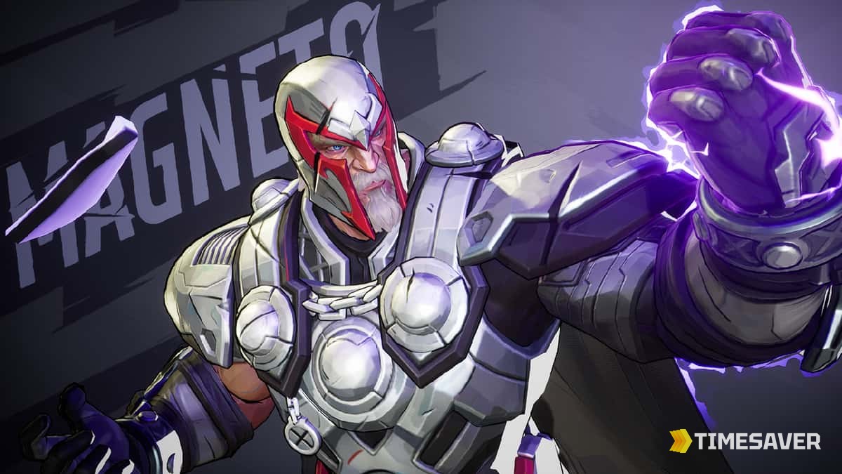 Magneto unleashing his magnetic powers in Marvel Rivals, the top S-tier Vanguard to climb with in Season 8.5