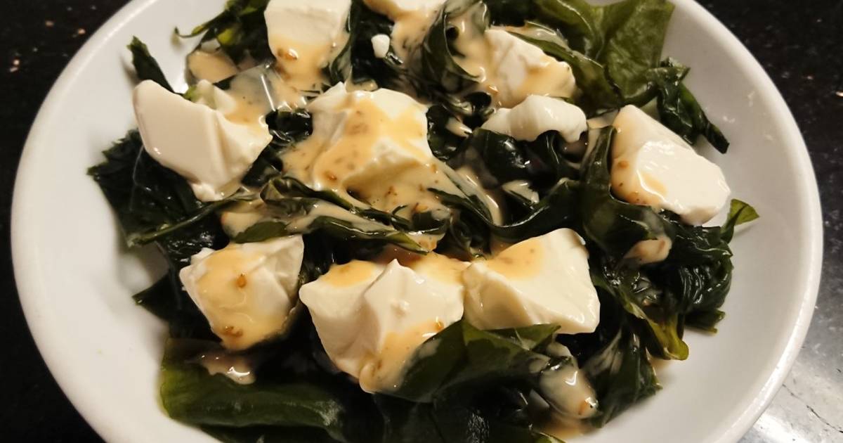 Salad rong biển đậu phụ non