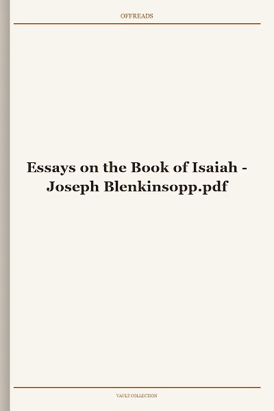Essays on the Book of Isaiah