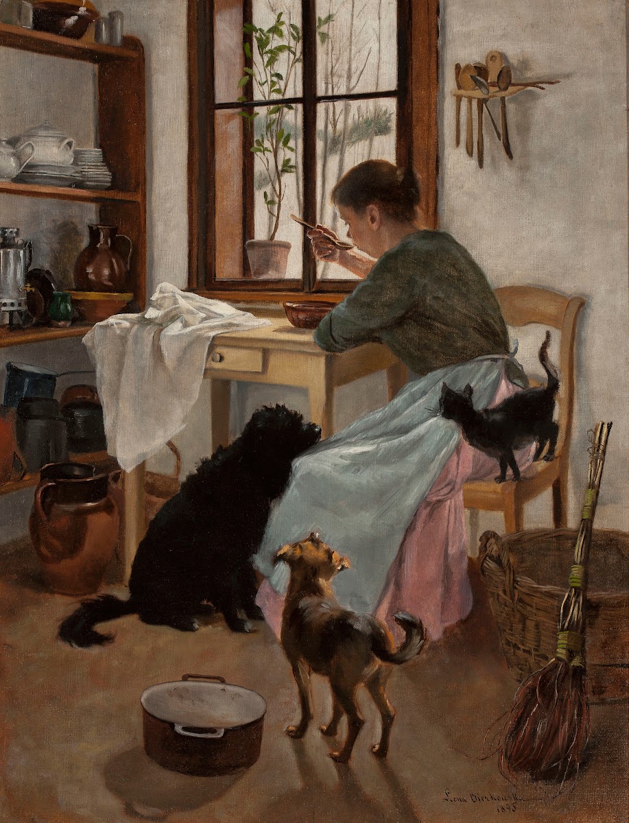 In a room 1895