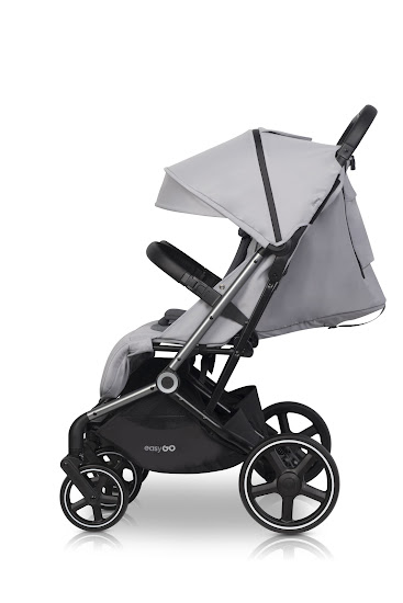 Stroller for twins Easy-Go Echo 2024 gray
