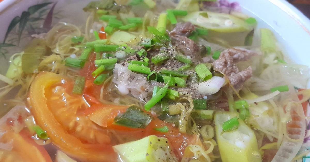 Canh chua bò