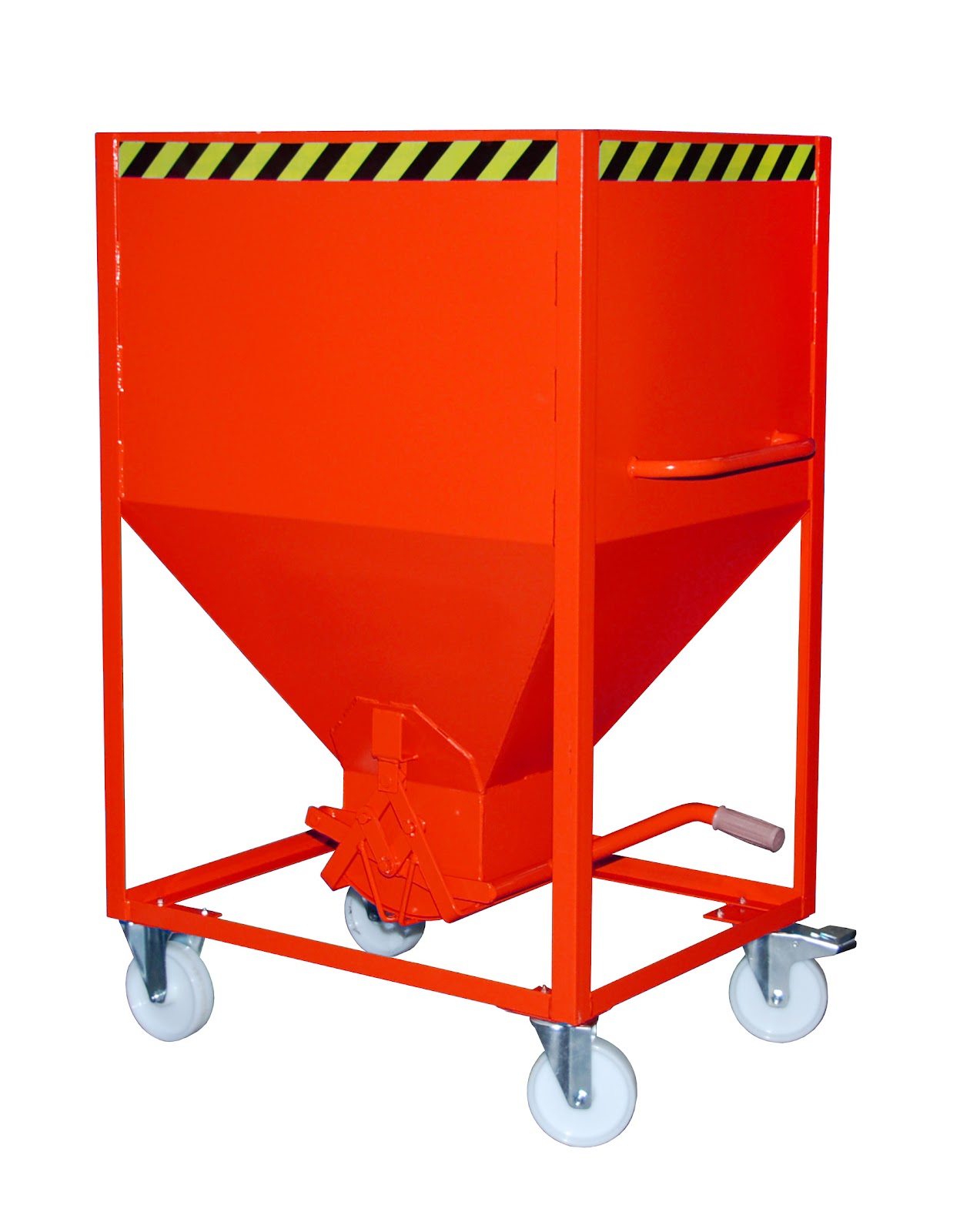 Silocontainer SR 600, gelakt, Vuurrood