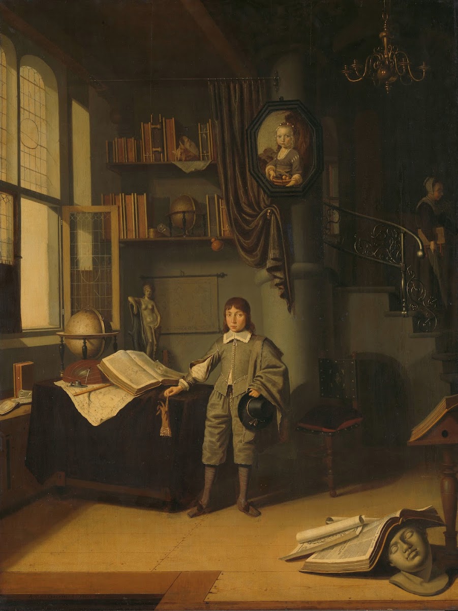 Young Man in a Study 1640   1650