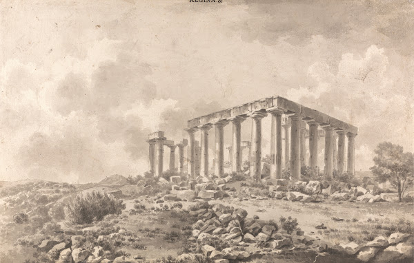 Temple of Jupiter Panhellenios at Aegina between 1764 and 1766