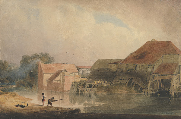 Riverside Scene Old Mill 180510