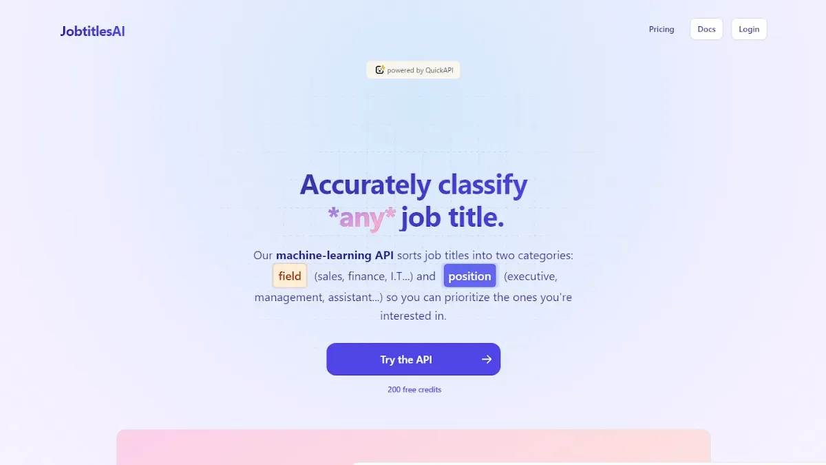 Captura de JobtitlesAI