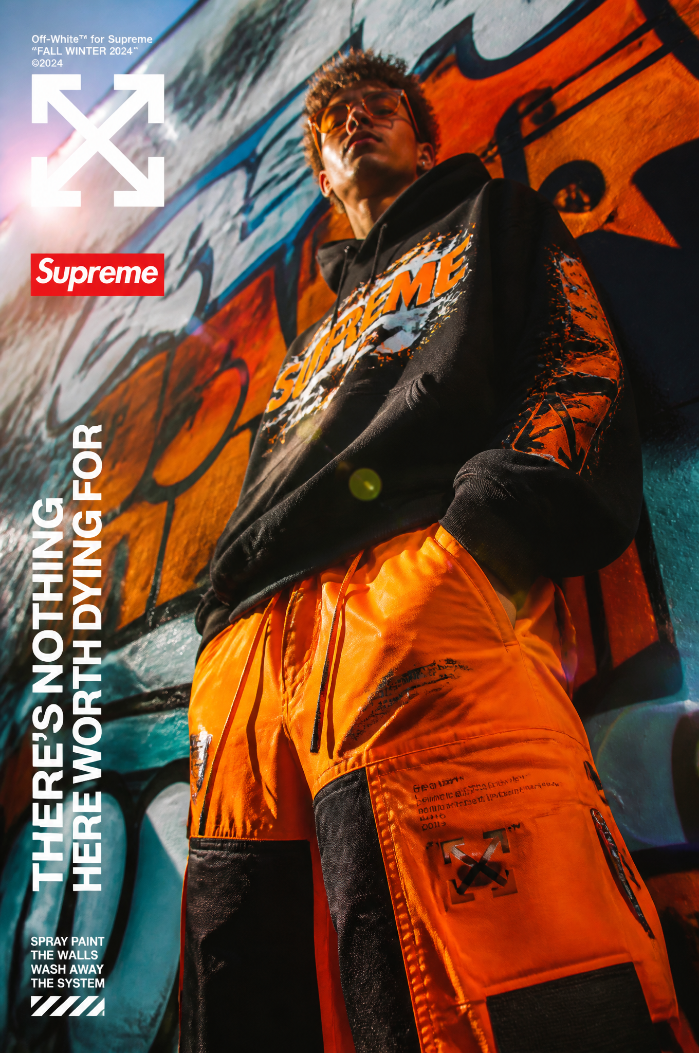 Un atrevido editorial de streetwear urbano