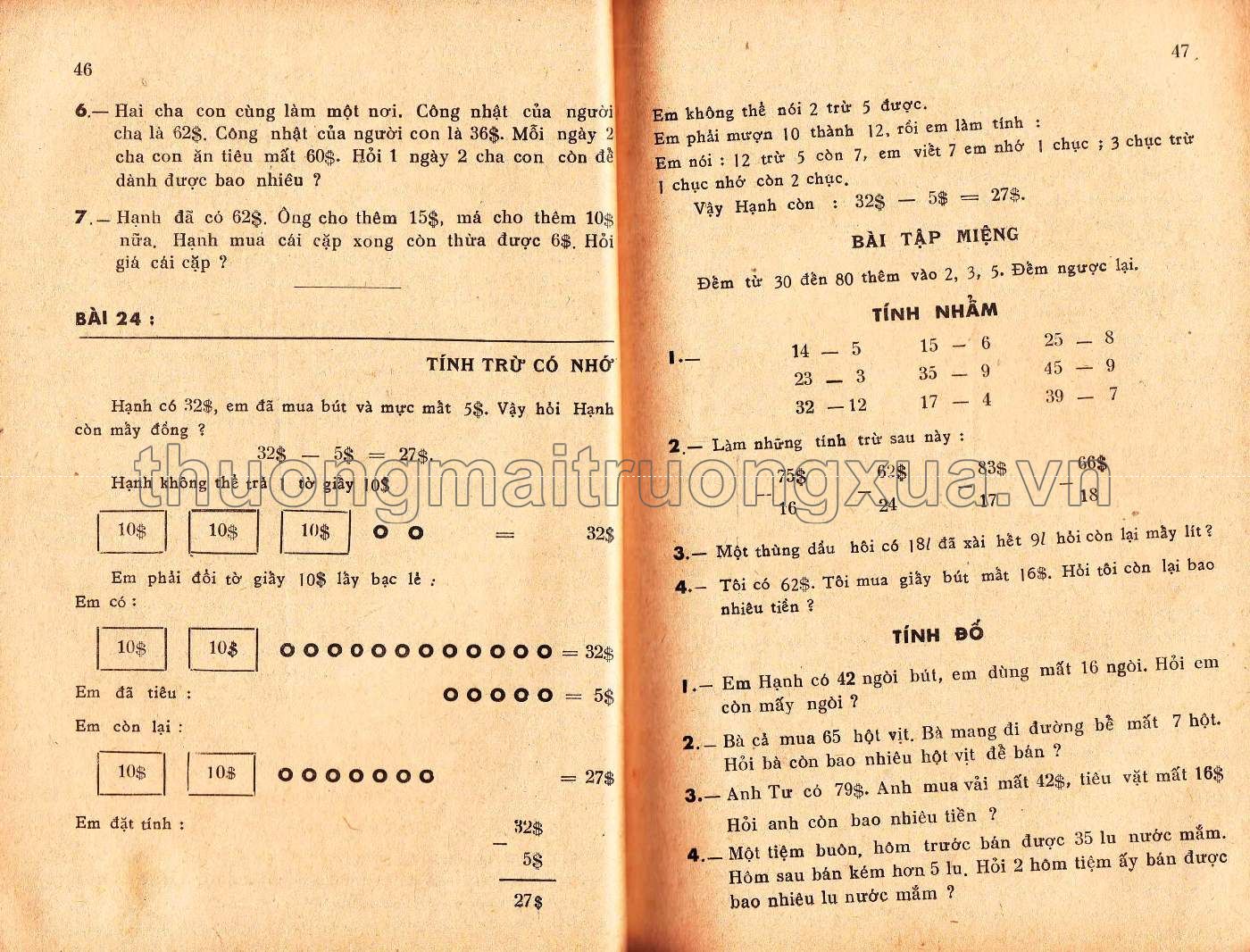 Toán pháp lớp tư (1968) - Trang 25