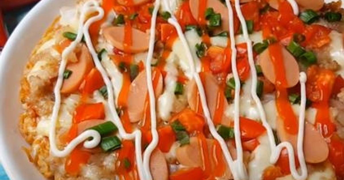 Pizza mì tôm