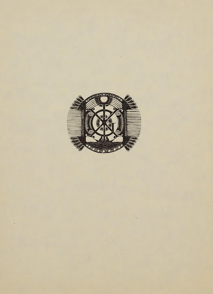 Vignet voor een huwelijks annoncekaart 1925