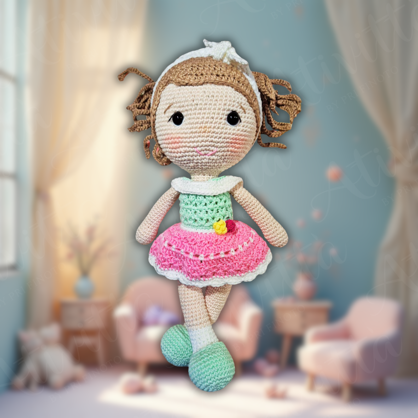 Boneca Priscy em Crochê