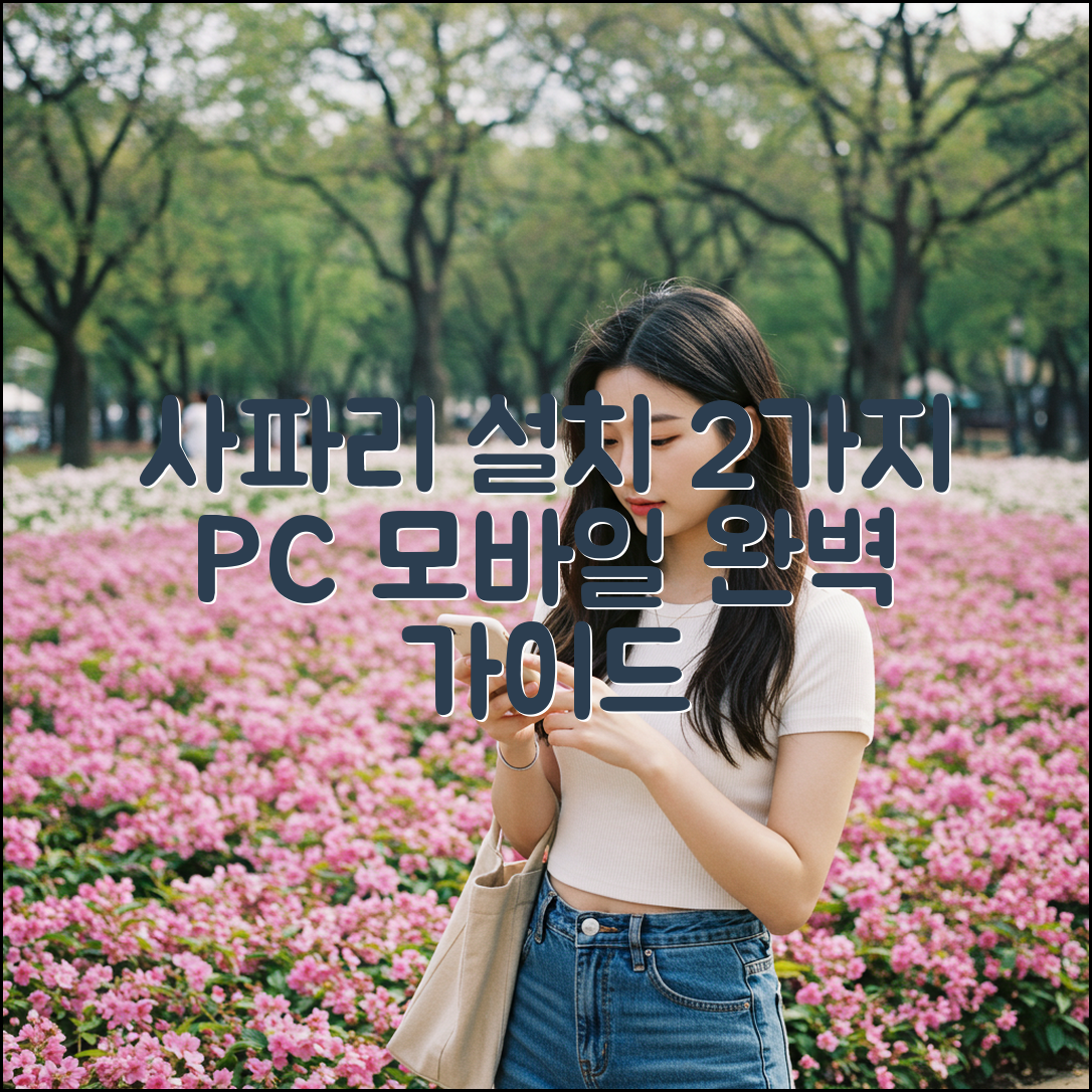 사파리 설치 2가지: PC & 모바일 완벽 가이드