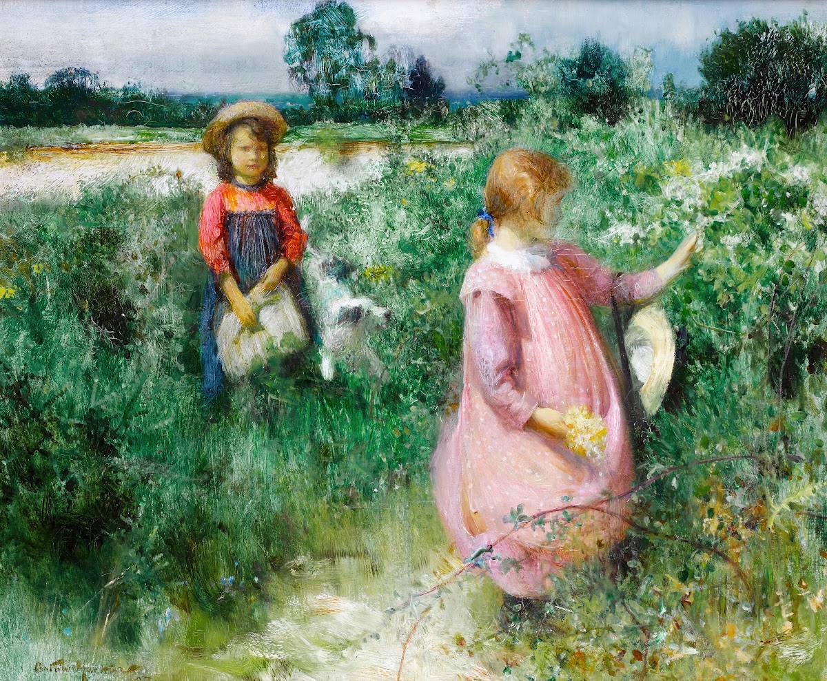Picking wildflowers