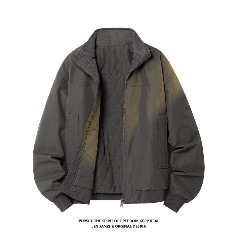 Herren-Fliegerjacke, gefüttert, im Vintage-Stil