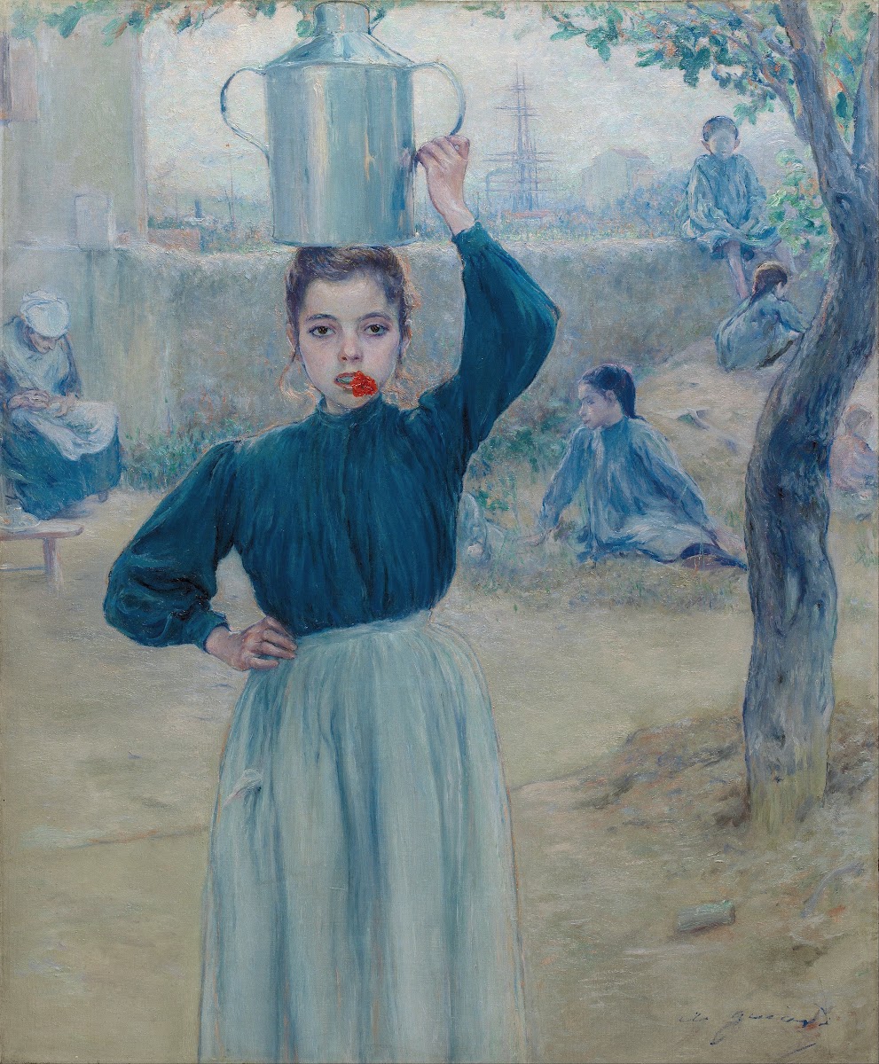 The Little Village Girl with Red Carnation 1903