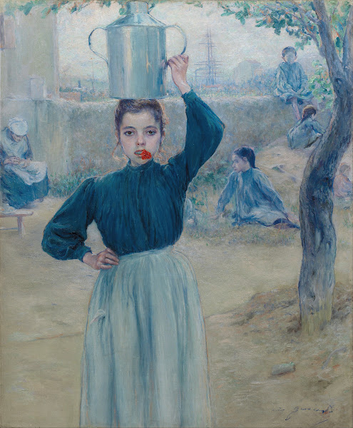 The Little Village Girl with Red Carnation 1903