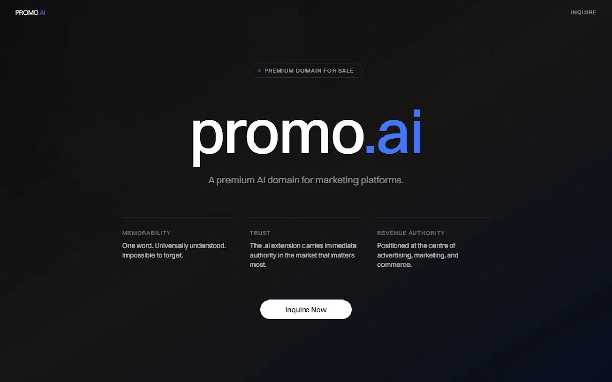 Captura de Promo.ai