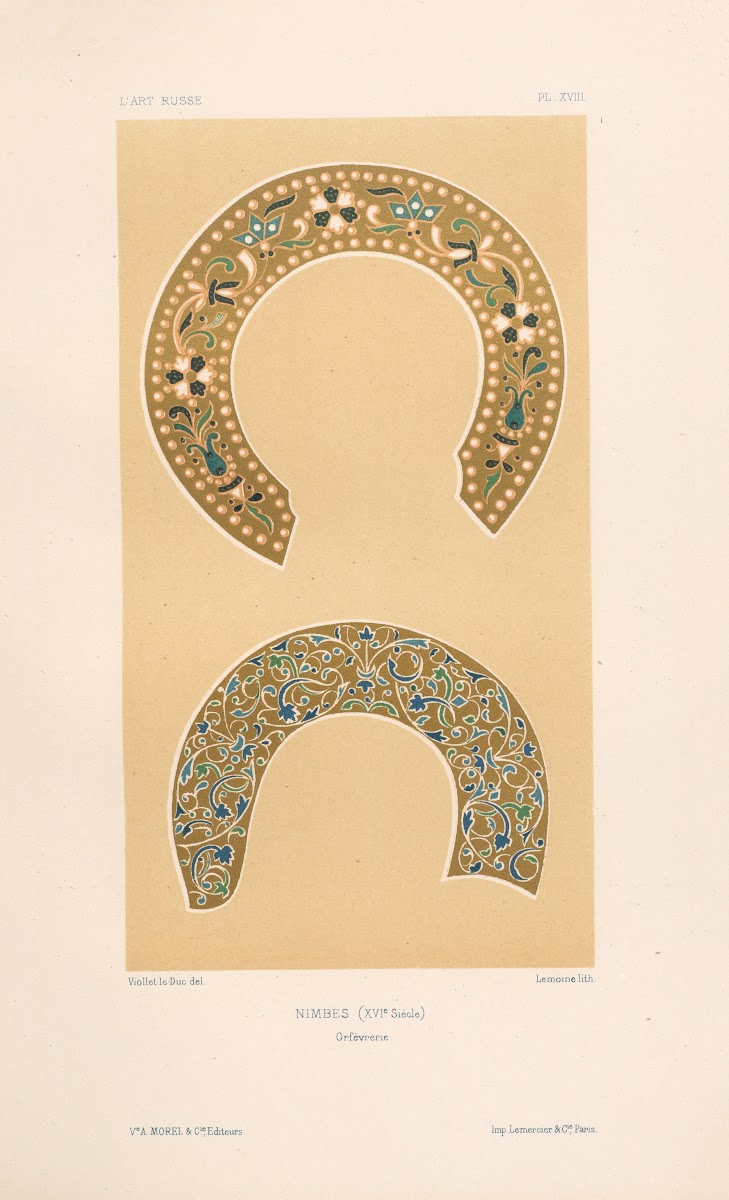 Nimbes XVIe siècle Orfèvrerie 1877