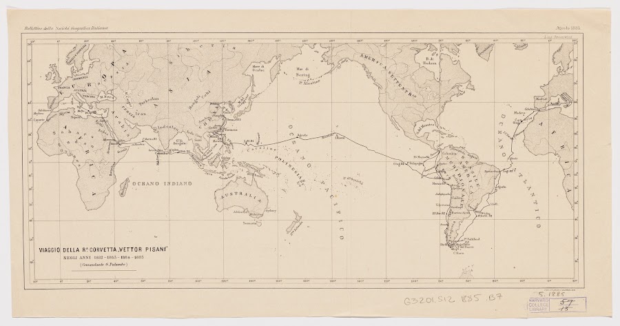 1885_Viaggio della R[a] Corvetta 'Vettor Pisani'