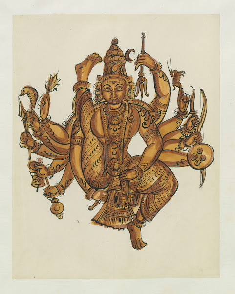 Paintings from the Chidambaram Shrine Pl102 1820 1830