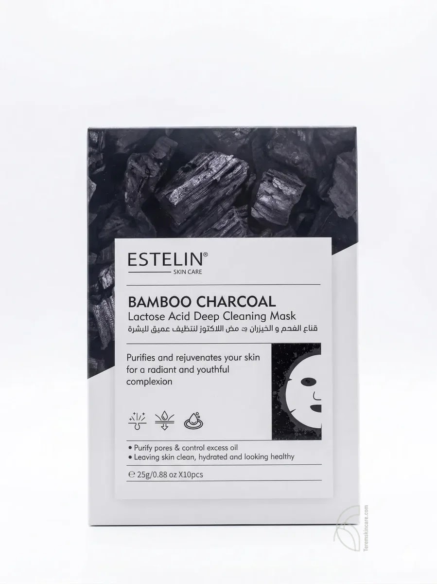 Estelin Bamboo Charcoal Lactose Acid Deep Cleaning Mask