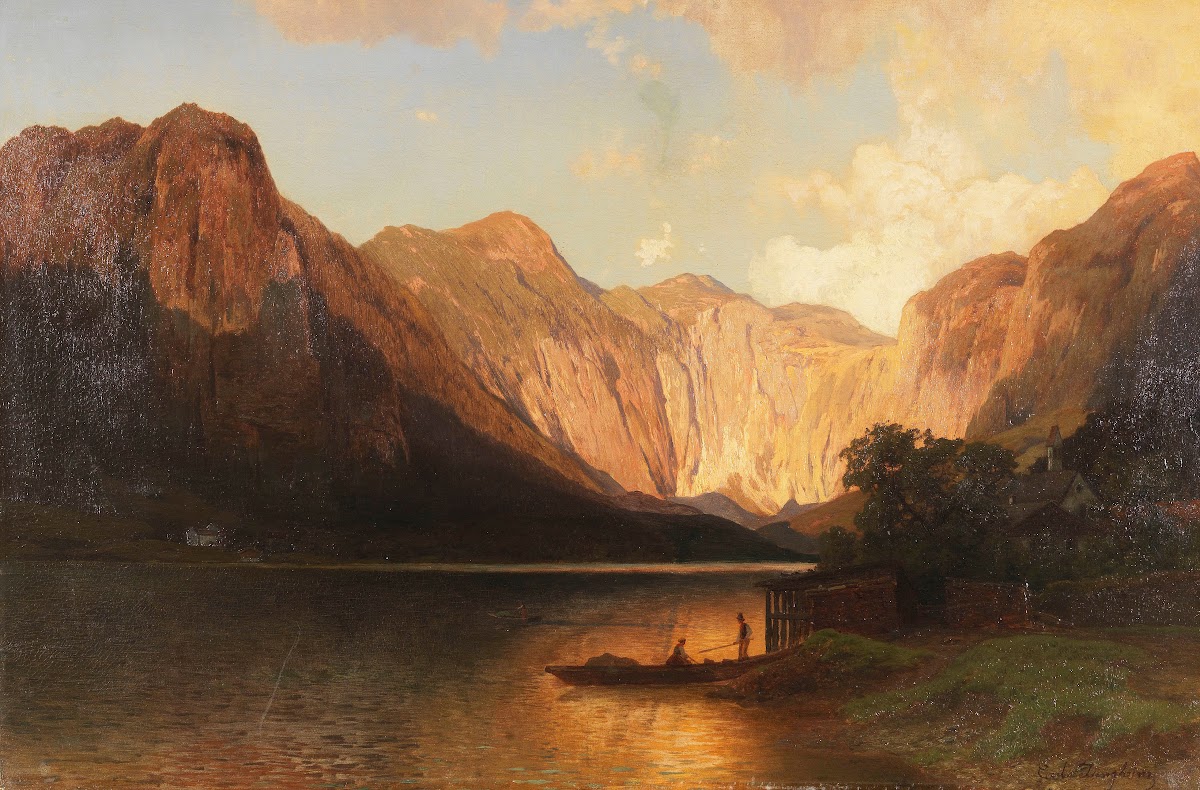 Am Gosausee Ca 1850 1880