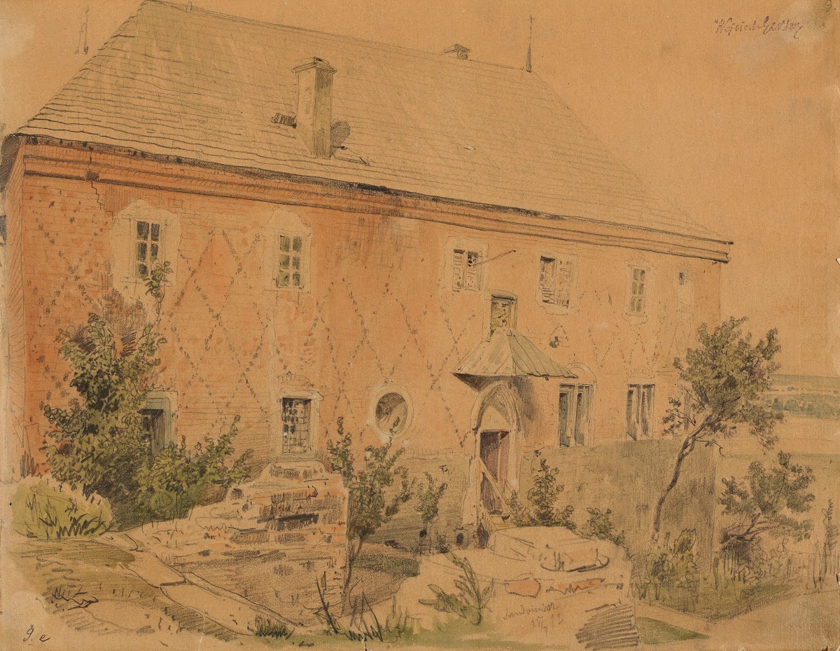 Dom Długosza w Sandomierzu tzw Czerwona Kamienica 1852
