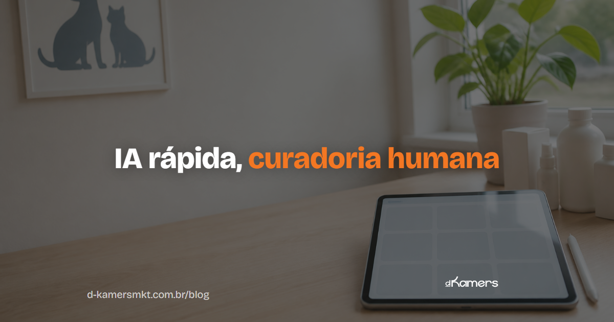 IA para redes sociais de clínica veterinária: o que delegar e o que segurar