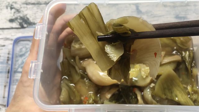 Cải Sậy Ngâm Chua Ngọt