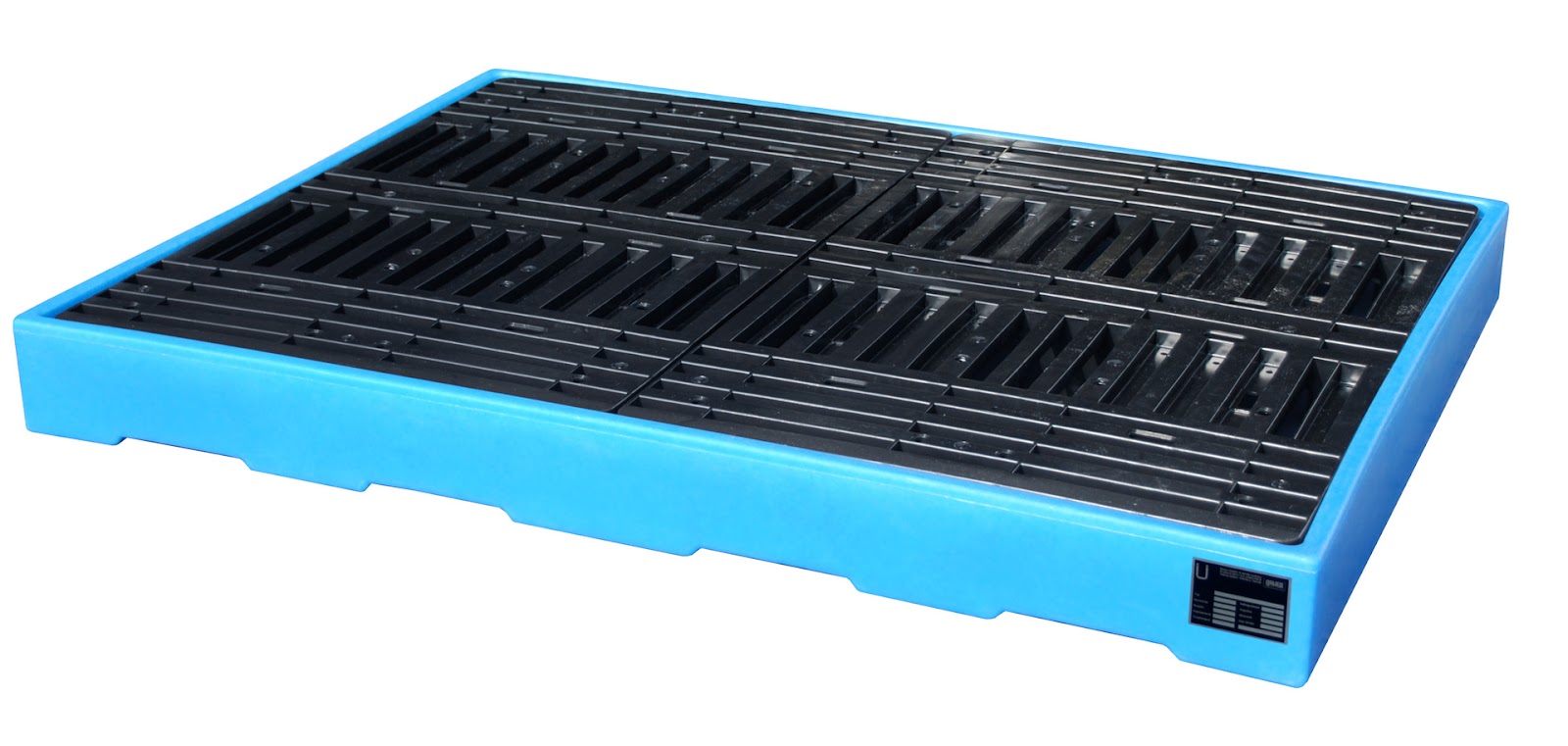 GREEN-LINE PE-Bodembeschermbak BWP-PE 300, van robuust polyethyleen, blauw