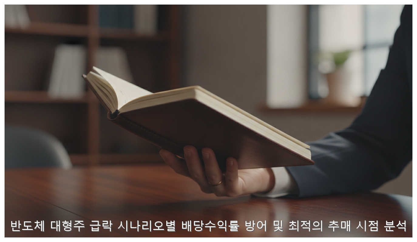 반도체 대형주 급락 시나리오별 배당수익률 방어 및 최적의 추매 시점 분석 핵심 안내 및 분석 인포그래픽 (2)