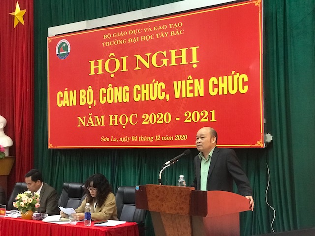 Hội nghị cán bộ, công chức, viên chức Trường Đại học Tây Bắc năm học 2020 - 2021