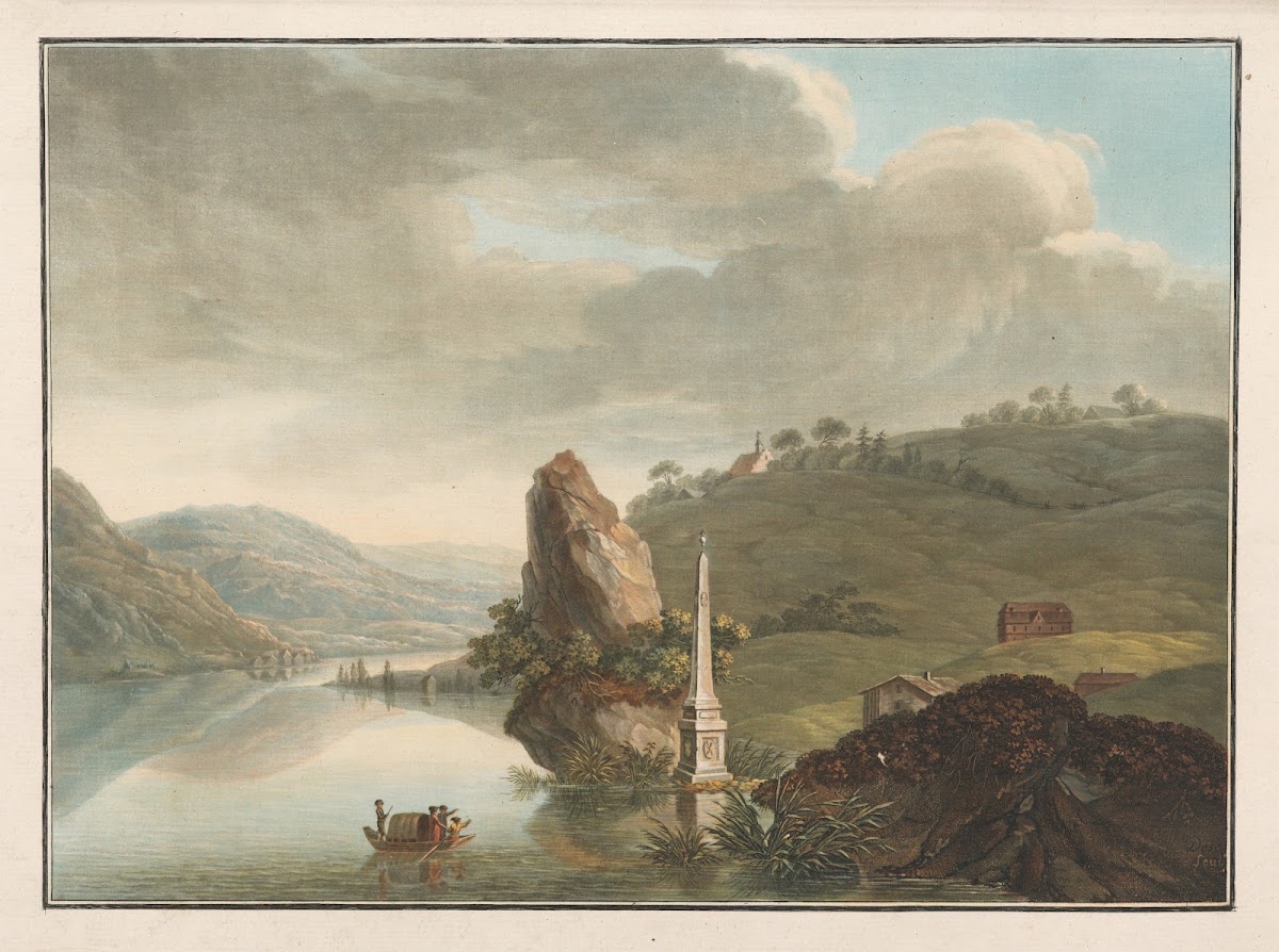 Monument érigé à la gloire des fondateurs de la liberté helvetique sur le Lac de
