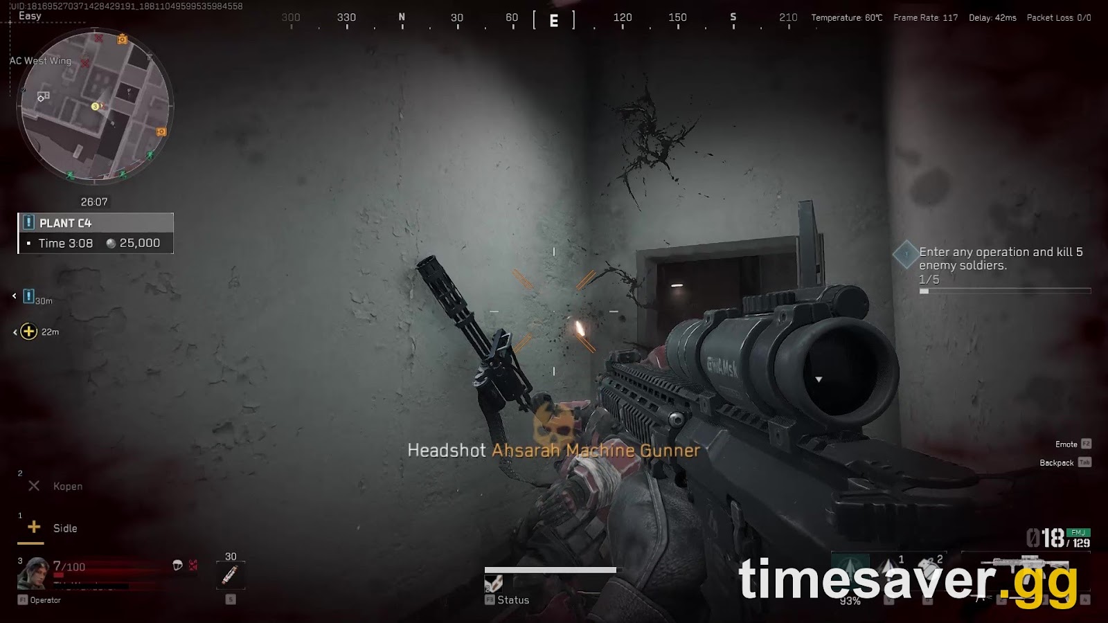 Delta Force Operations mode firefight — the extraction mode where Safe Box Season Access expires at the season flip