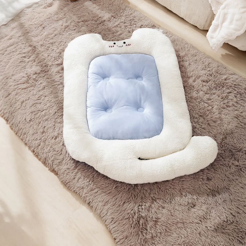 Dog bed, oval, S–3XL, breathable, four seasons