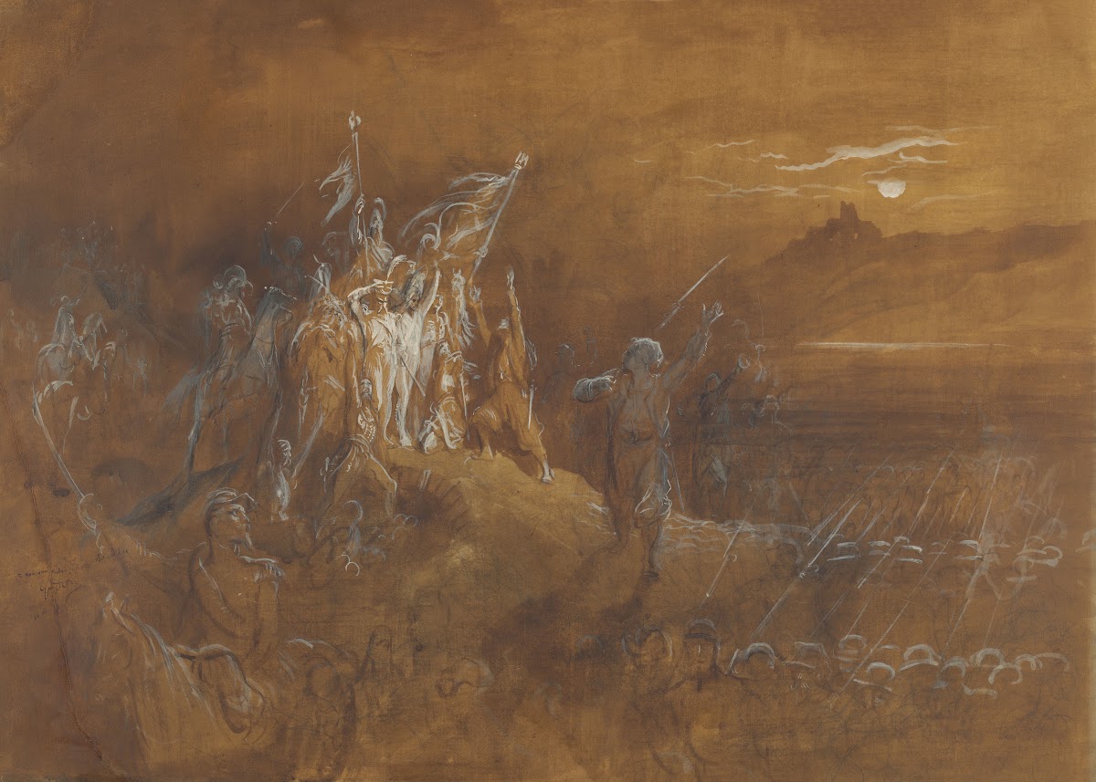 The Shades Of French Soldiers From The Past Exhort The Army To Victory On The Rh
