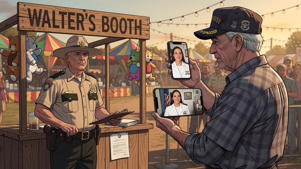 The Sheriff Ordered Breakfast Over My Bleeding Father, Unaware I Was Recording Everything From Naval Command