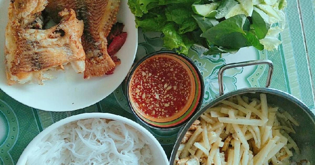 Cá Điêu Hồng Chiên Nước Mắm Tỏi Ớt