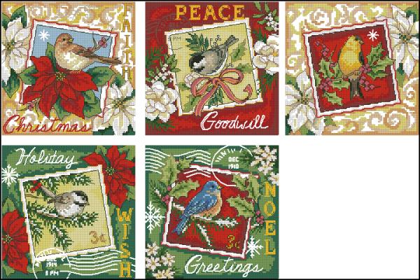 CMP 360086 Postcards With Birds