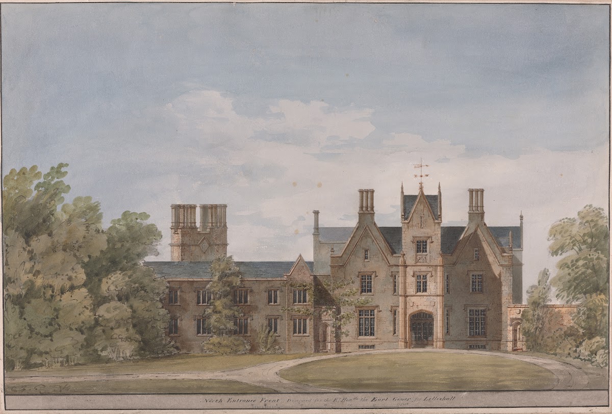 Lilleshall Shropshire North Entrance Front 1826