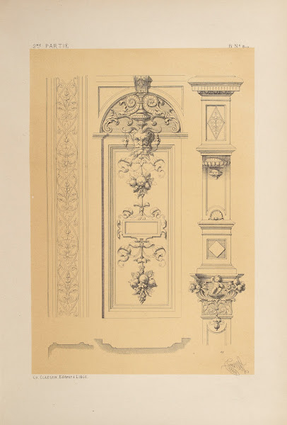 Détails agrandis de la planche B 8 1866