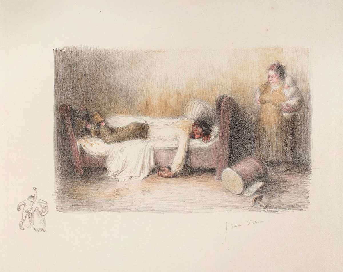 Le Pochard sur le lit 1904